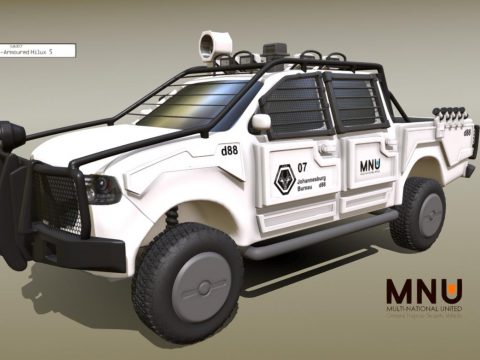 MNU Armored Toyota Hilux