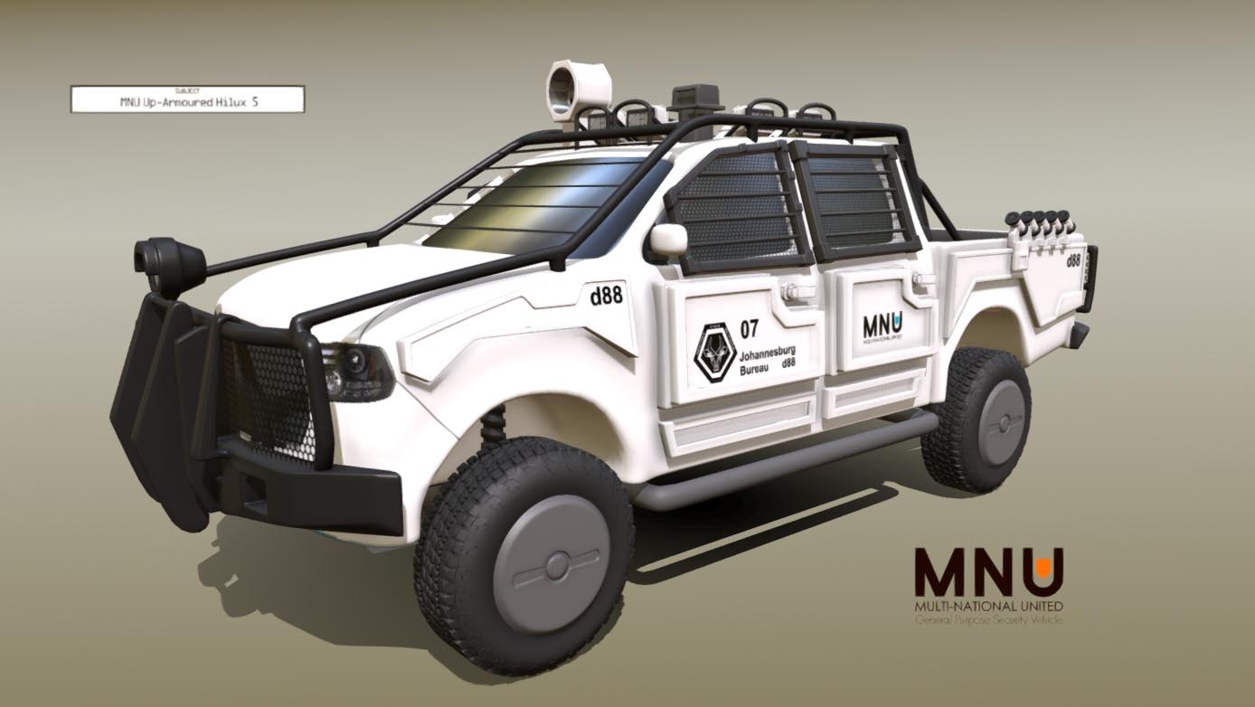 MNU Armored Toyota Hilux