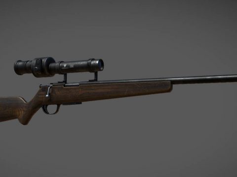 3D Rifle model