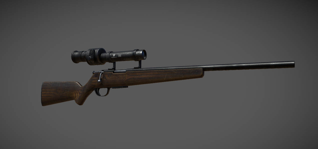 3D Rifle model