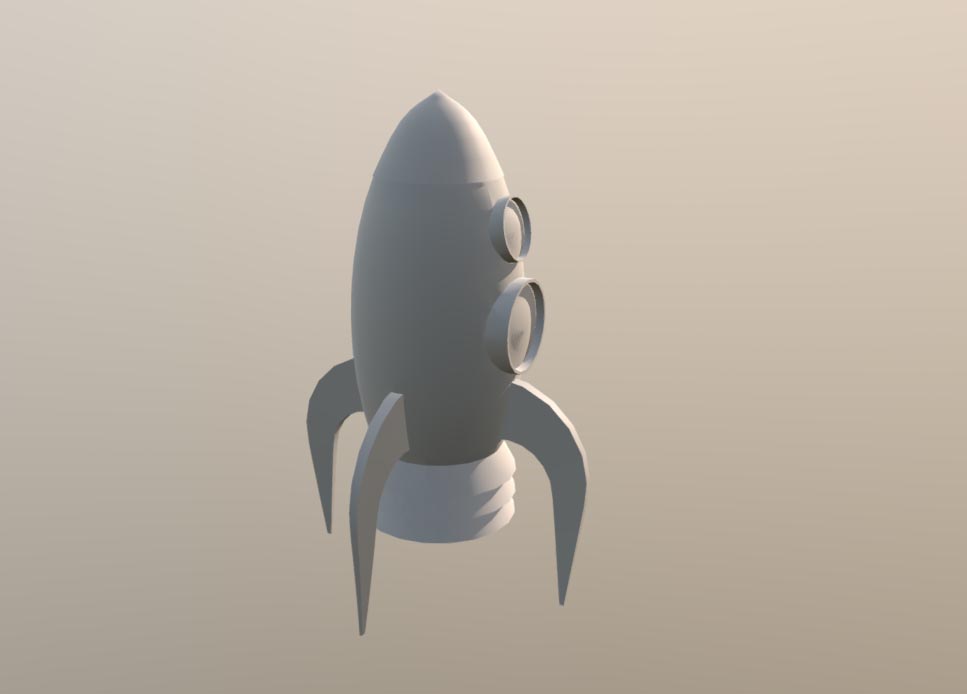 Rocket Ship 3D model