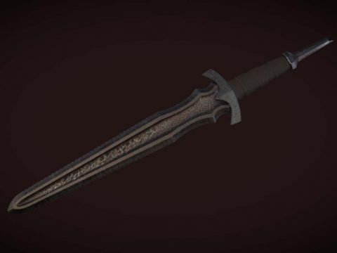 Skyrim Style Steel Sword