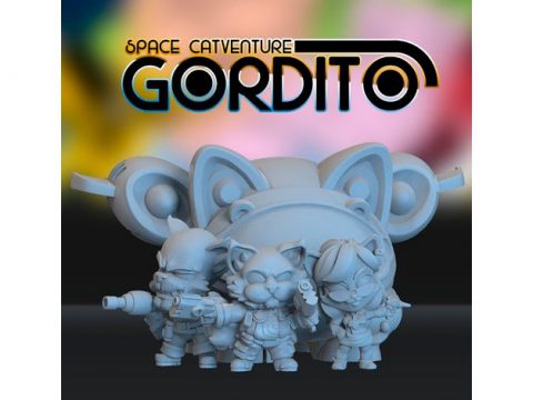 Space Catventure Gordito Playset
