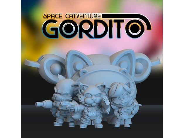 Space Catventure Gordito Playset 