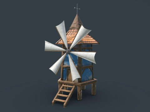 Stylized Windmill