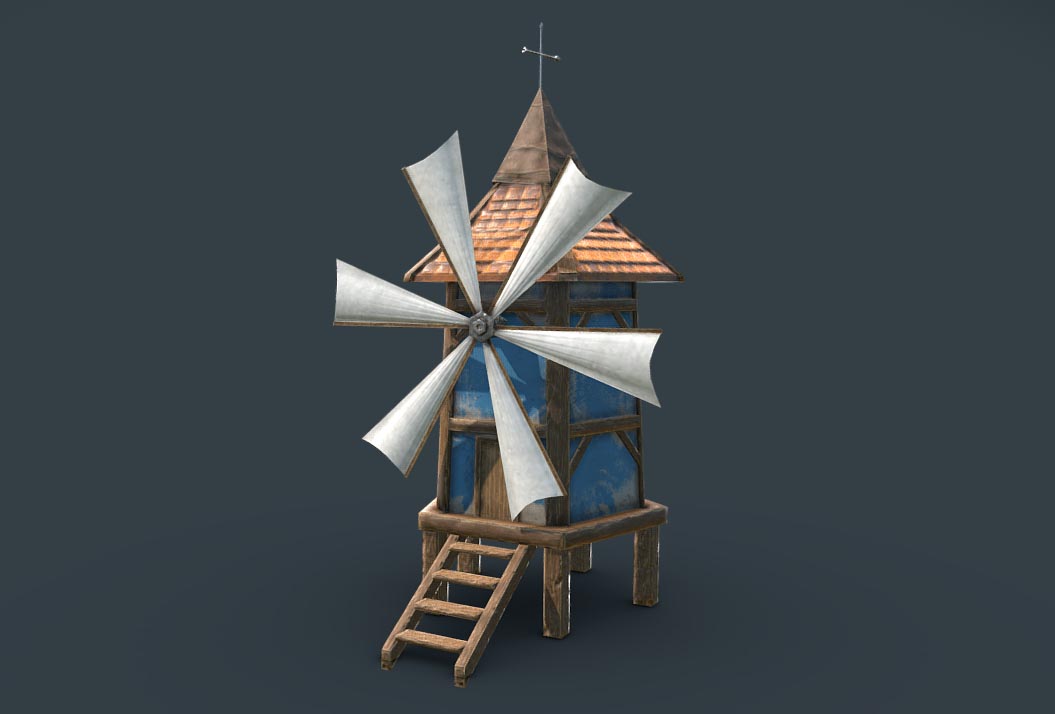 Stylized Windmill