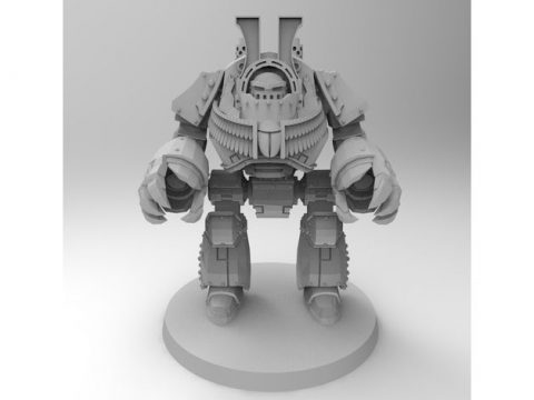 Thousand Sons Demon Prince Contemptor Dreadnought with Wings