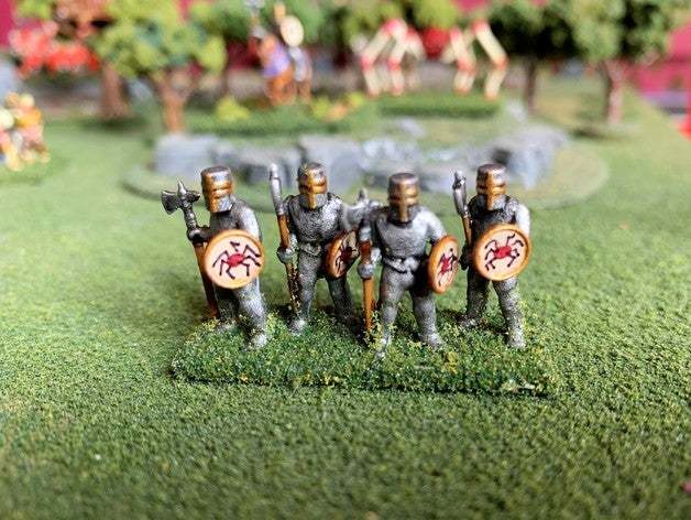 15mm HotT Knights of Serbia - Rebase 