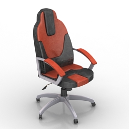 Armchair office TetChair neo 2 3d model