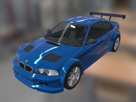 3D BMW M3 GTR model