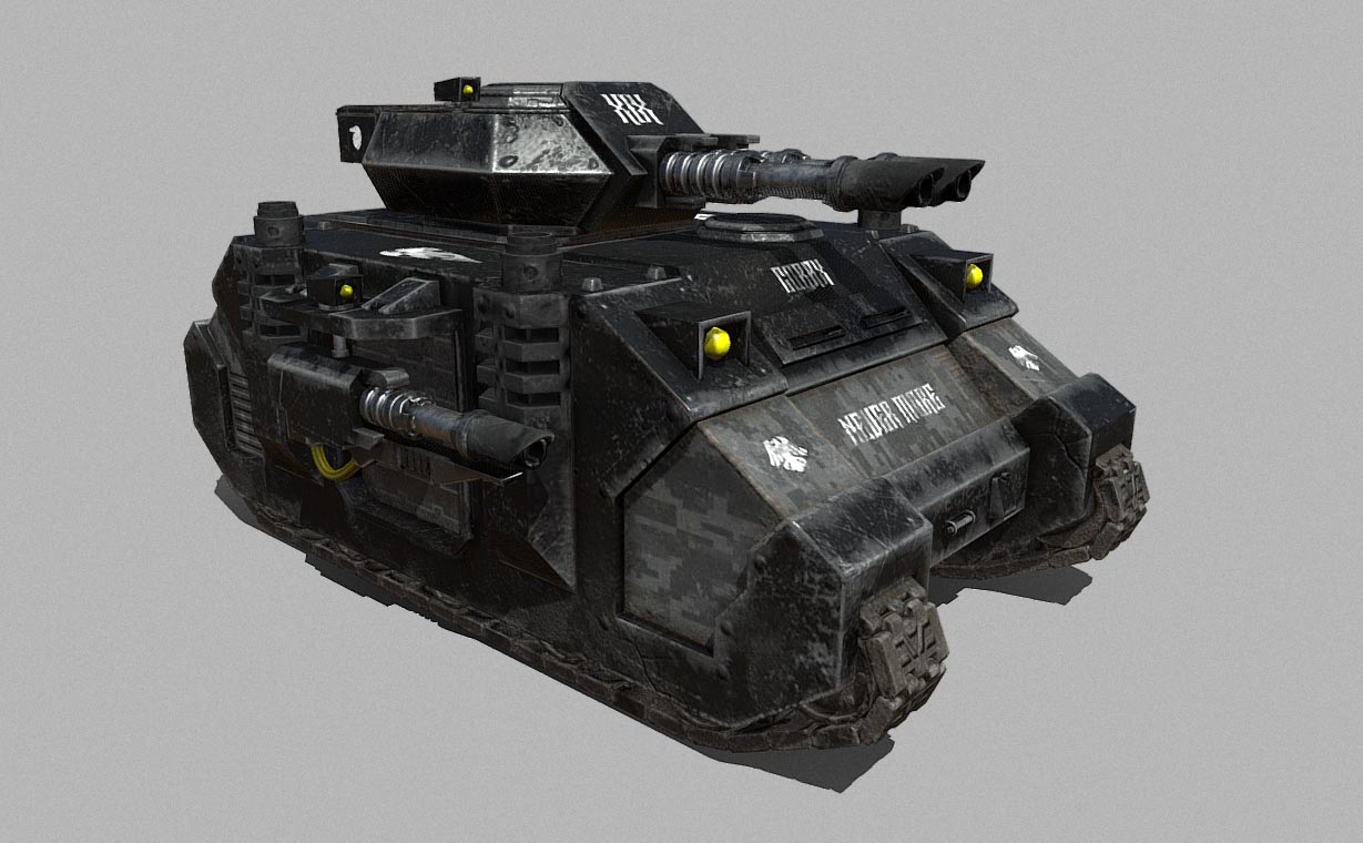 Battle Tank Predator Raven Guard Warhammer 40K