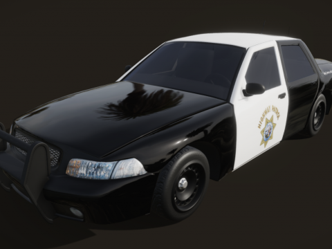 California Highway Patrol Car
