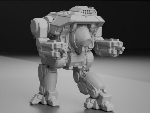 Dire Wolf Prime, AKA Daishi, Revisited for Battletech