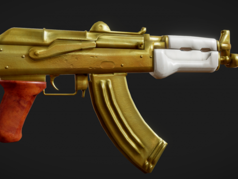 Gold AKS-74U