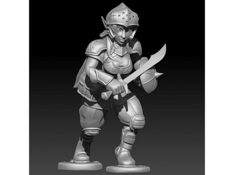 Halfling Warrior (female)