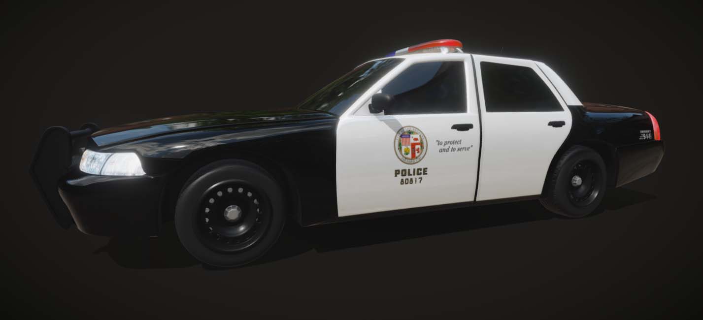 Los Angeles Police Department car