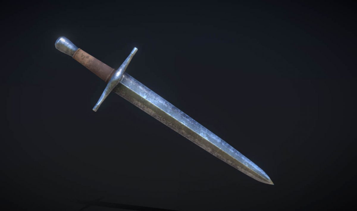 Old Battered Sword (Sceard) | DownloadFree3D.com