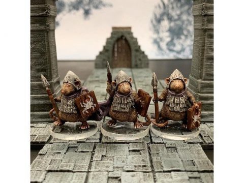 Ratfolk Burrowguard (32mm scale)