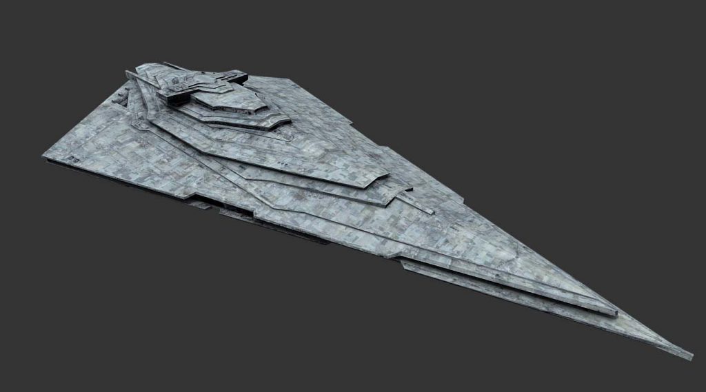 Resurgent-class Star Destroyer (Low- Poly) - DownloadFree3D.com