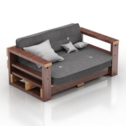 Sofa Loft 3d model