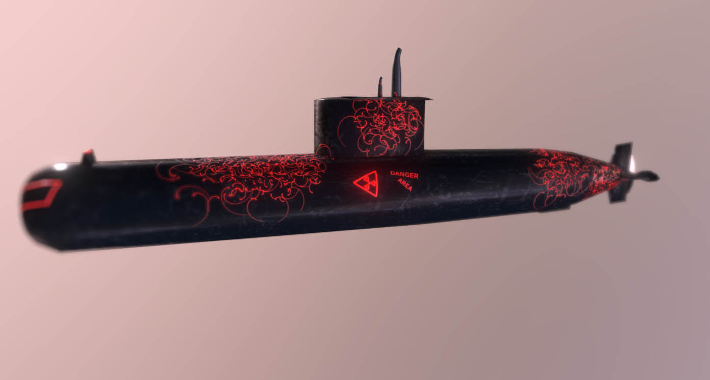 Submarine 3D model