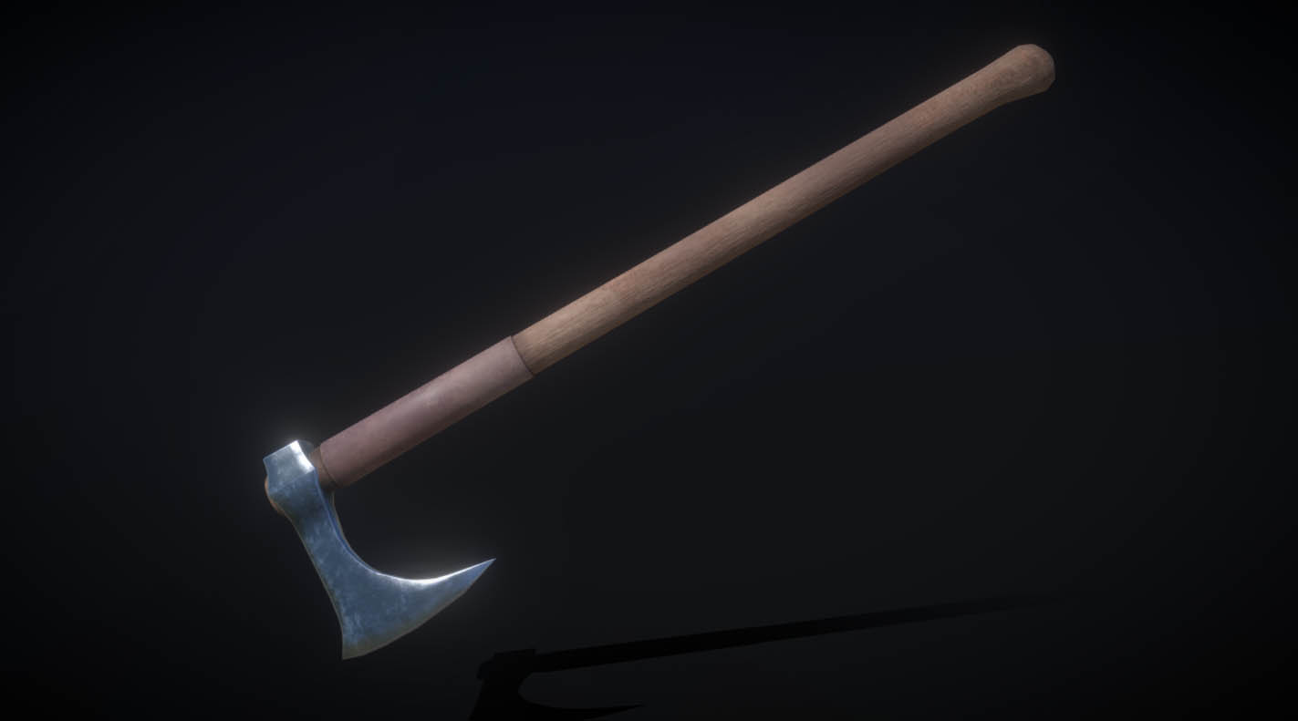 Two Handed Battle Axe