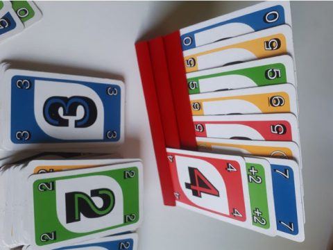 UNO playing card holder