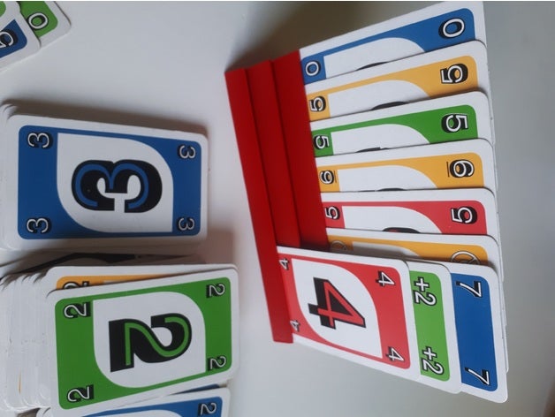 UNO playing card holder