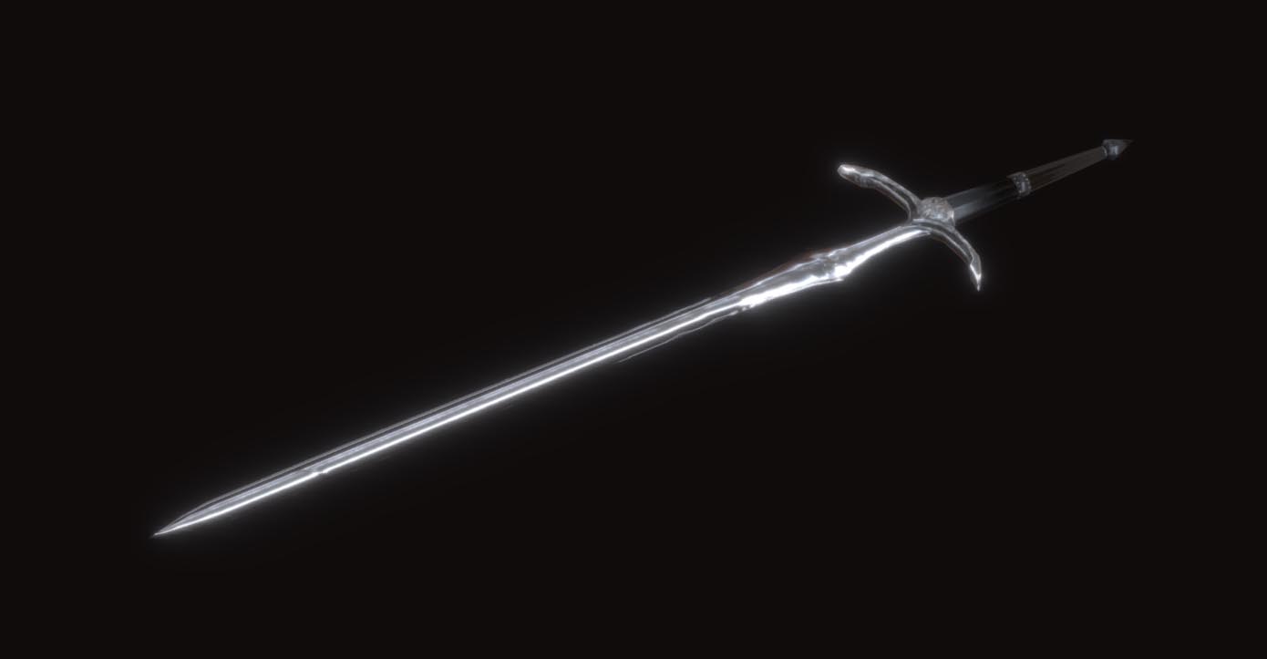 Warrior Sword - Low poly 3D Model