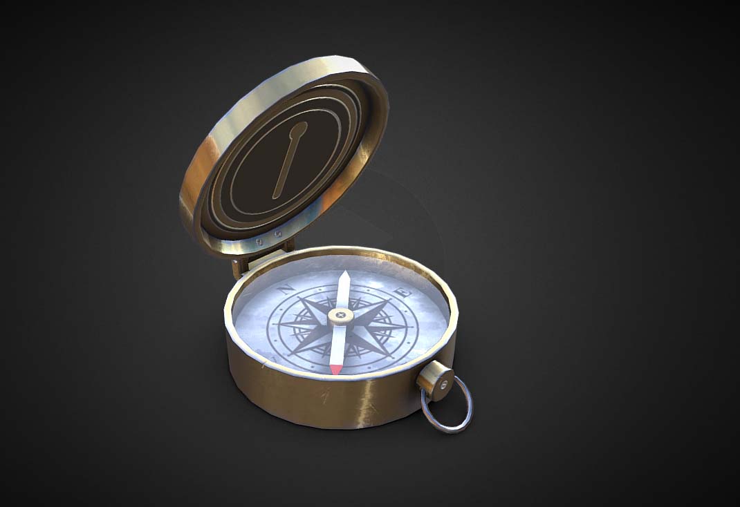 Compass 3D model