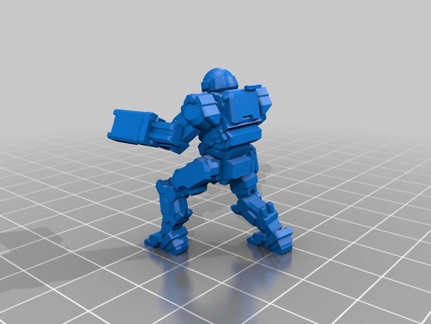COM-TDK Commando "The Death's Knell" for Battletech - Redux