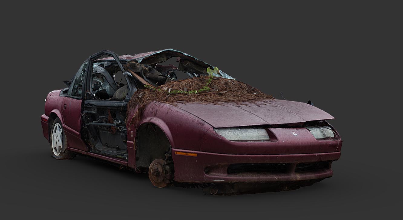 Destroyed Car 06 (Raw Scan)
