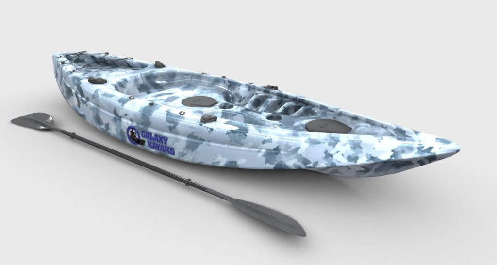 Galaxy kayak rider