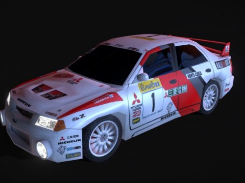 Lancer Evolution Rally Car