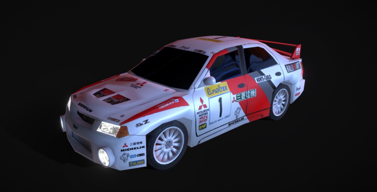 Lancer Evolution Rally Car