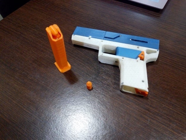 FULLY Fucntional 3D Printable Toy/Prop Gun