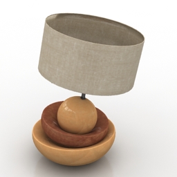Lamp Linea Sette Ceramiche Lampada Lunario 3d model
