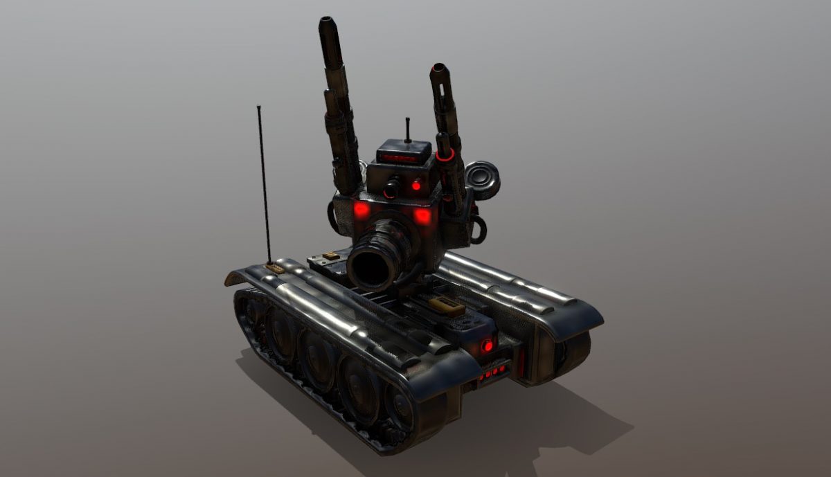 Military Suppression Drone: RSD-1 Droid - DownloadFree3D.com