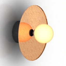 Sconce Atelier Areti Disk and Sphere 3d model