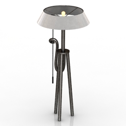 Torchere LightLanternStudio Angry Lamp 3d model