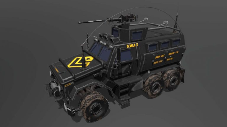 SWAT truck | DownloadFree3D.com