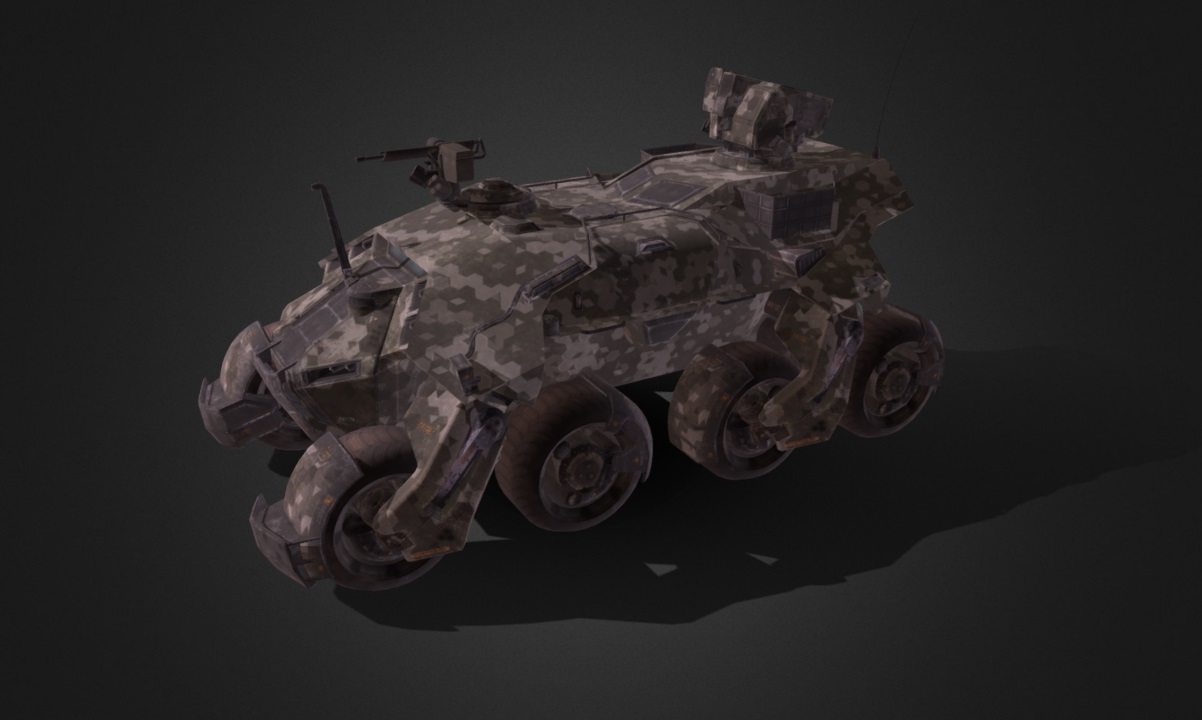 Vehicle with weapons