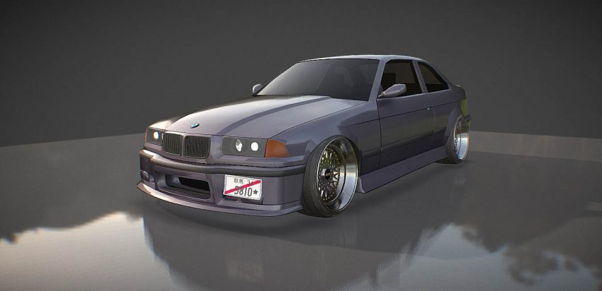 Bmw e36 3d модель