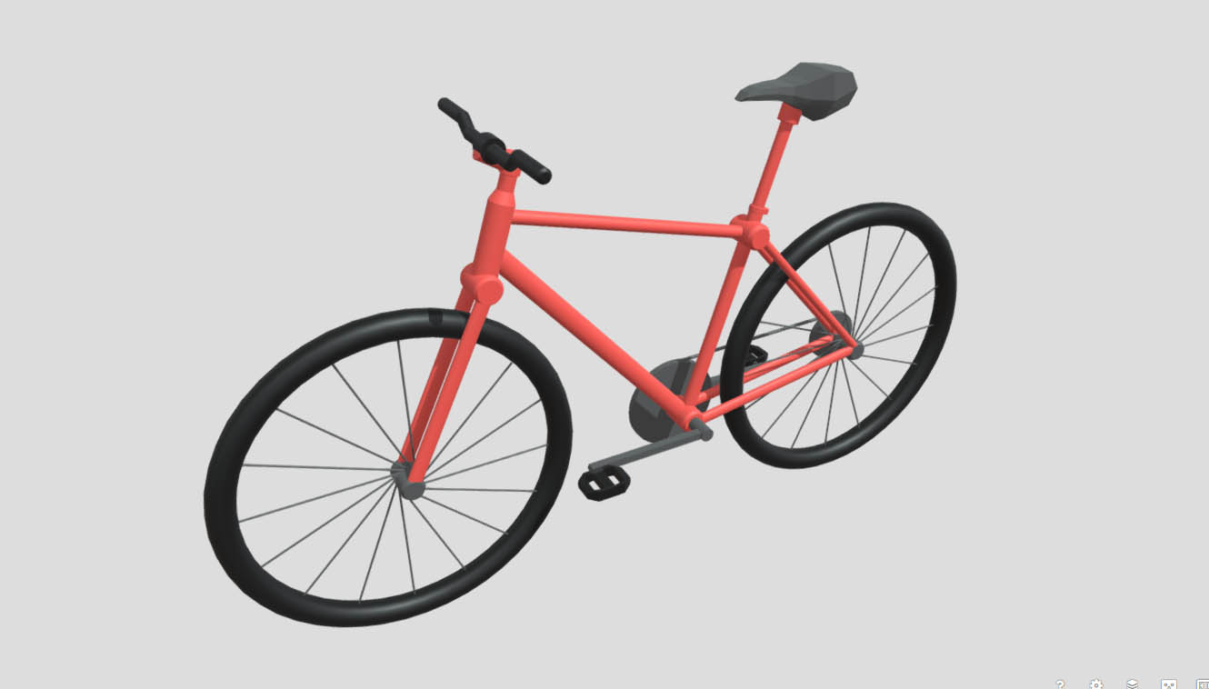 Low Poly Bycicle