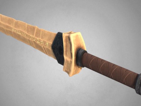 Oath Sworn - Custom Dragon Bone Sword (Skyrim)