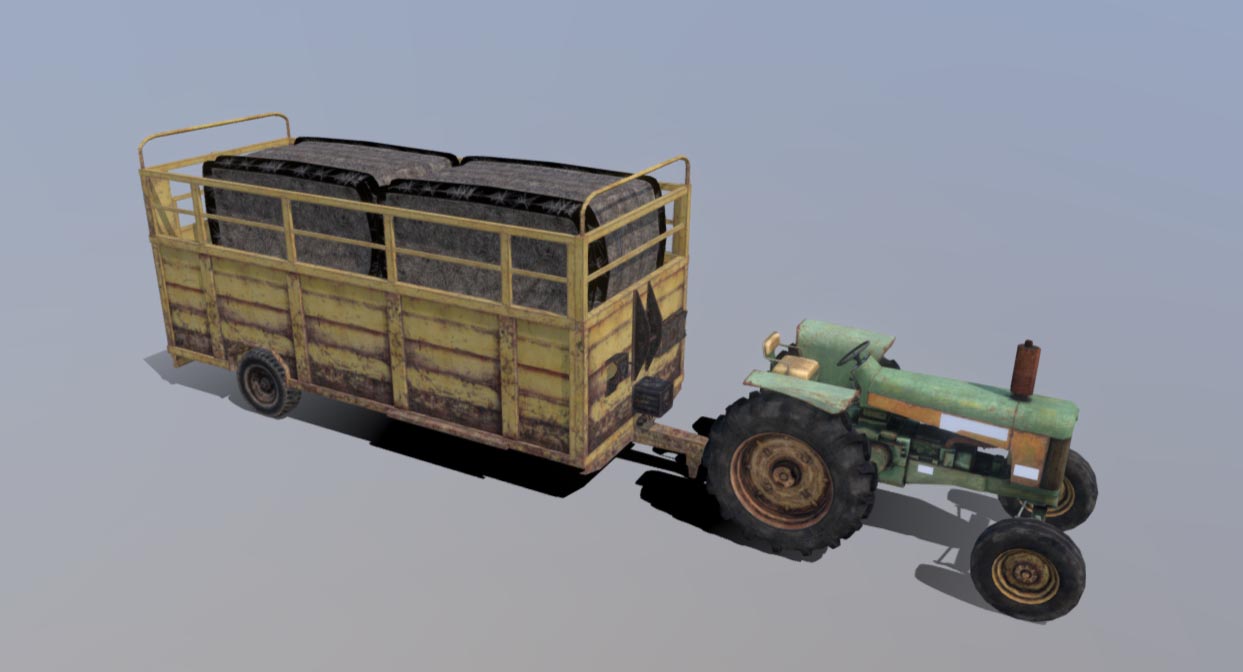 Tractor Trolley Downloadfree3d Com