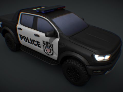2019 Ford Ranger Raptor POLICE (Cities Skylines)