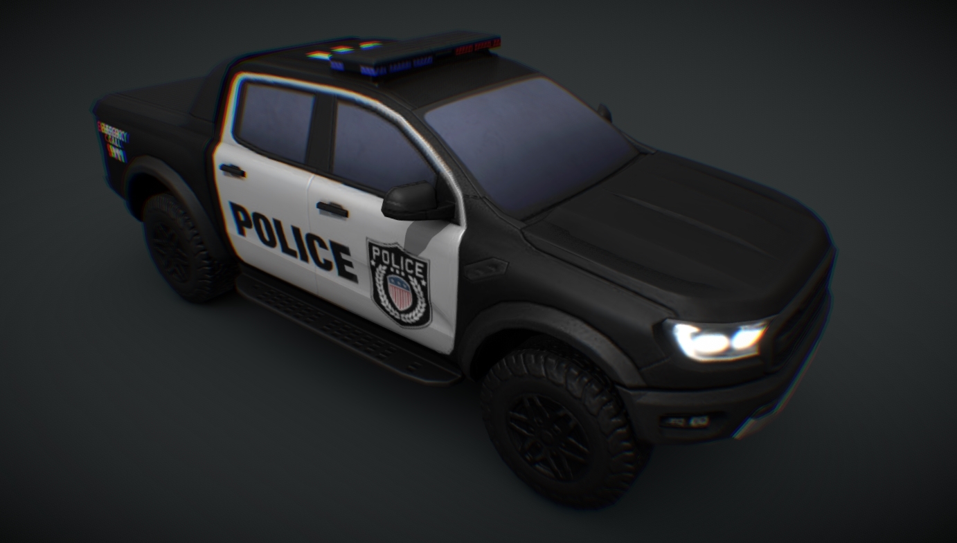 2019 Ford Ranger Raptor POLICE (Cities Skylines)
