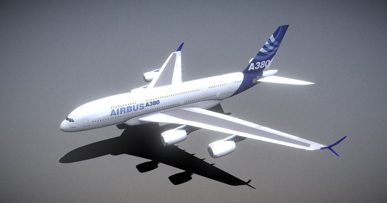 A380 With A380Plus Winglet