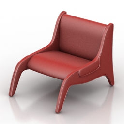 Chair Marco Zanus Antropus 3d model